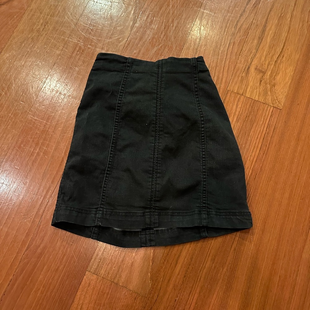 Free people black skirt